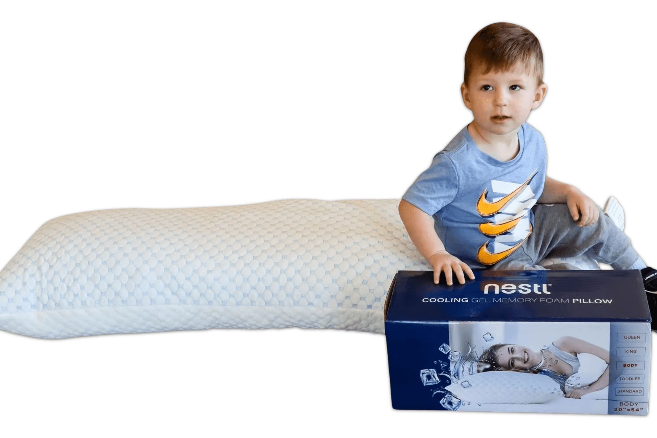 Body pillows Body Pillow with small child in front