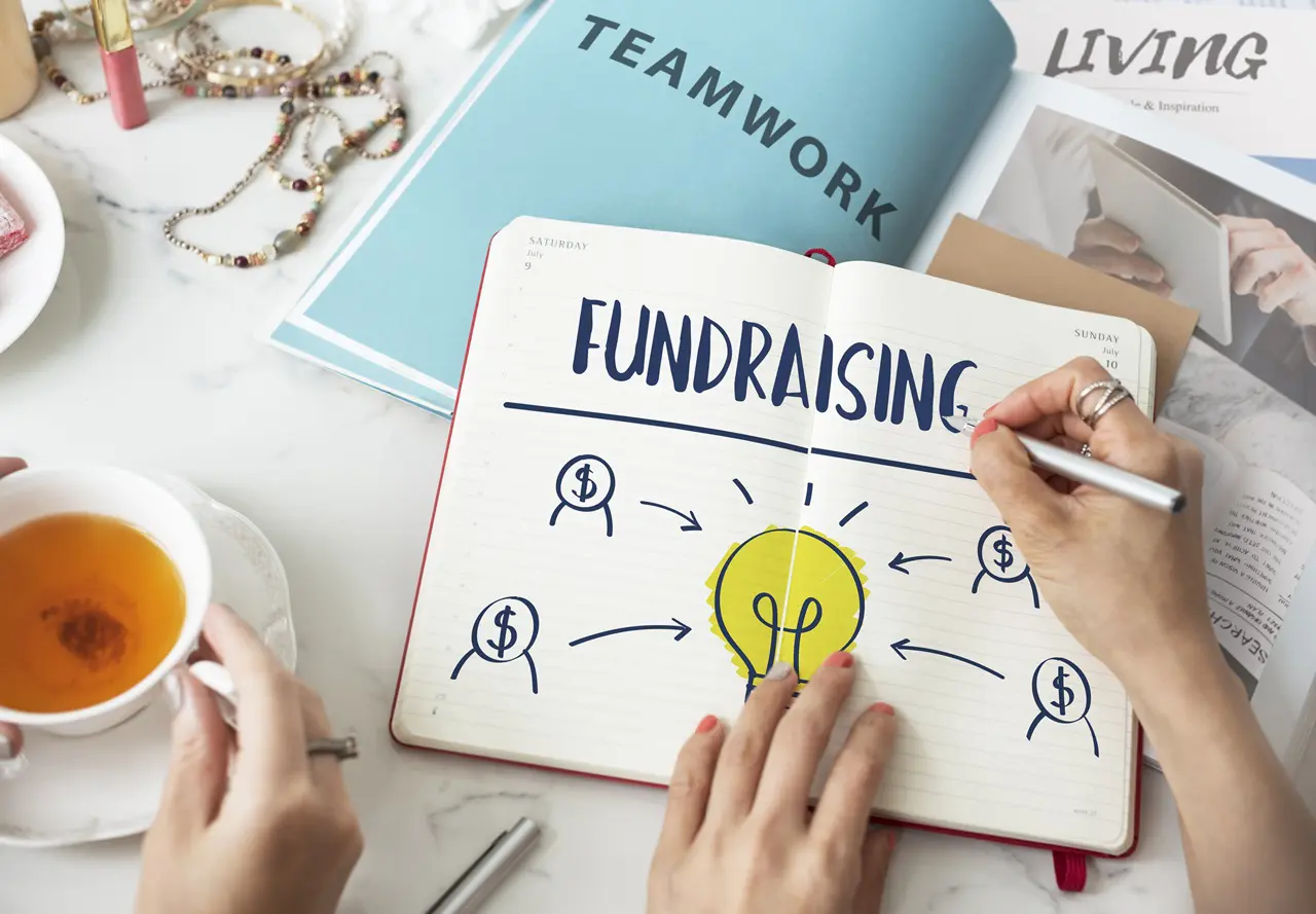 Fundraising Capital Donation Funds Support Concept Fundraising Capital Donation Funds Support Concept